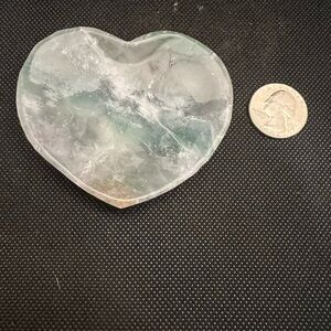Fluorite Crystal Heart Dish 5oz